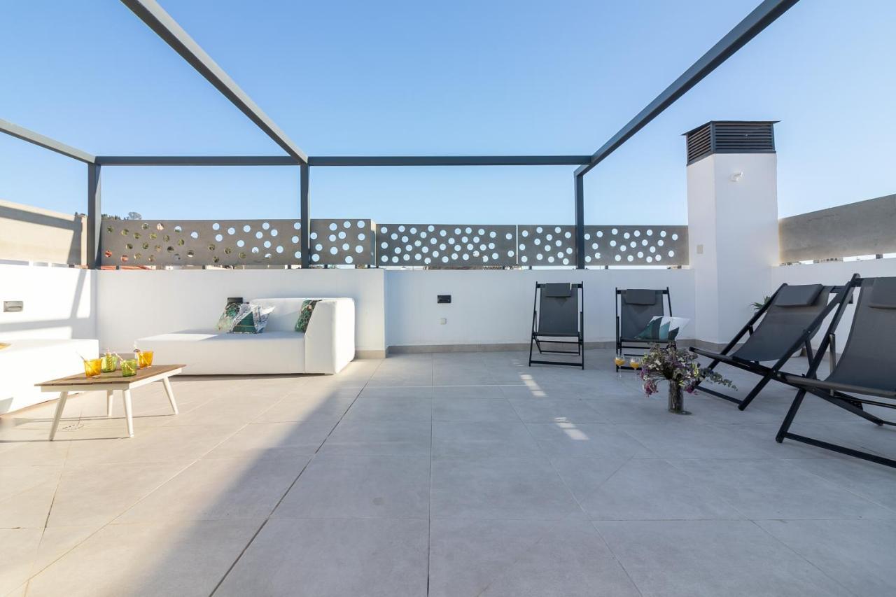 Malaga Center Flat Mariblanca 12 Sun & Terrace Boutique Apartment Exterior foto