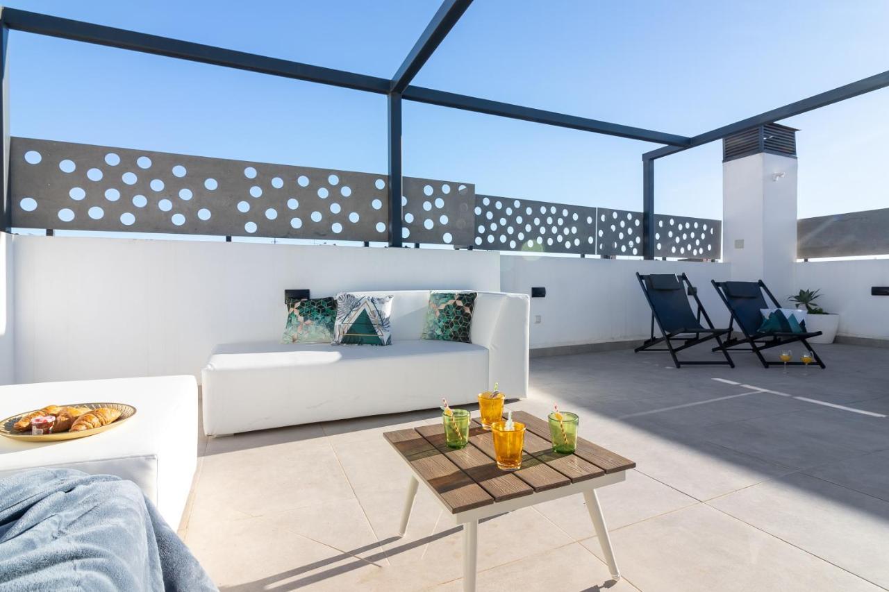 Malaga Center Flat Mariblanca 12 Sun & Terrace Boutique Apartment Exterior foto