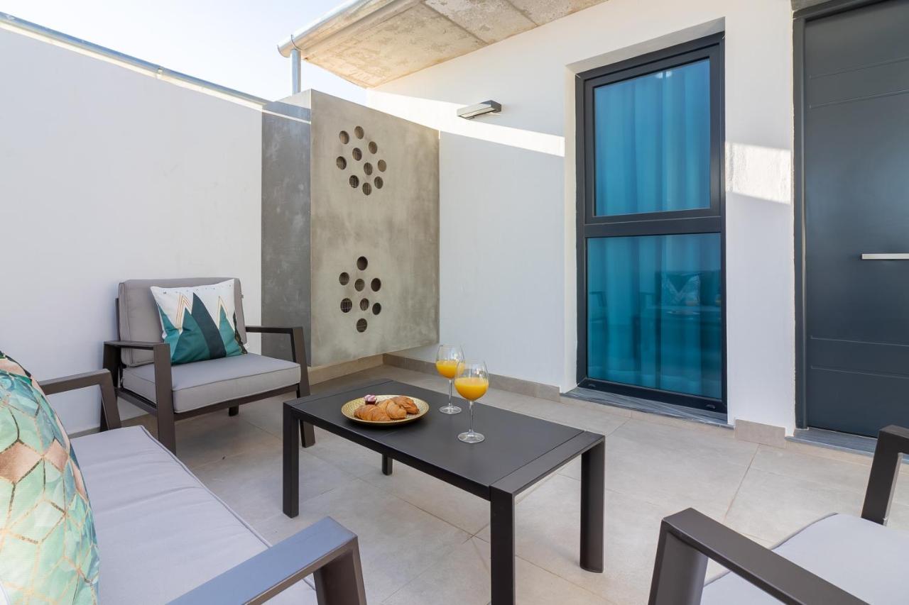 Malaga Center Flat Mariblanca 12 Sun & Terrace Boutique Apartment Exterior foto