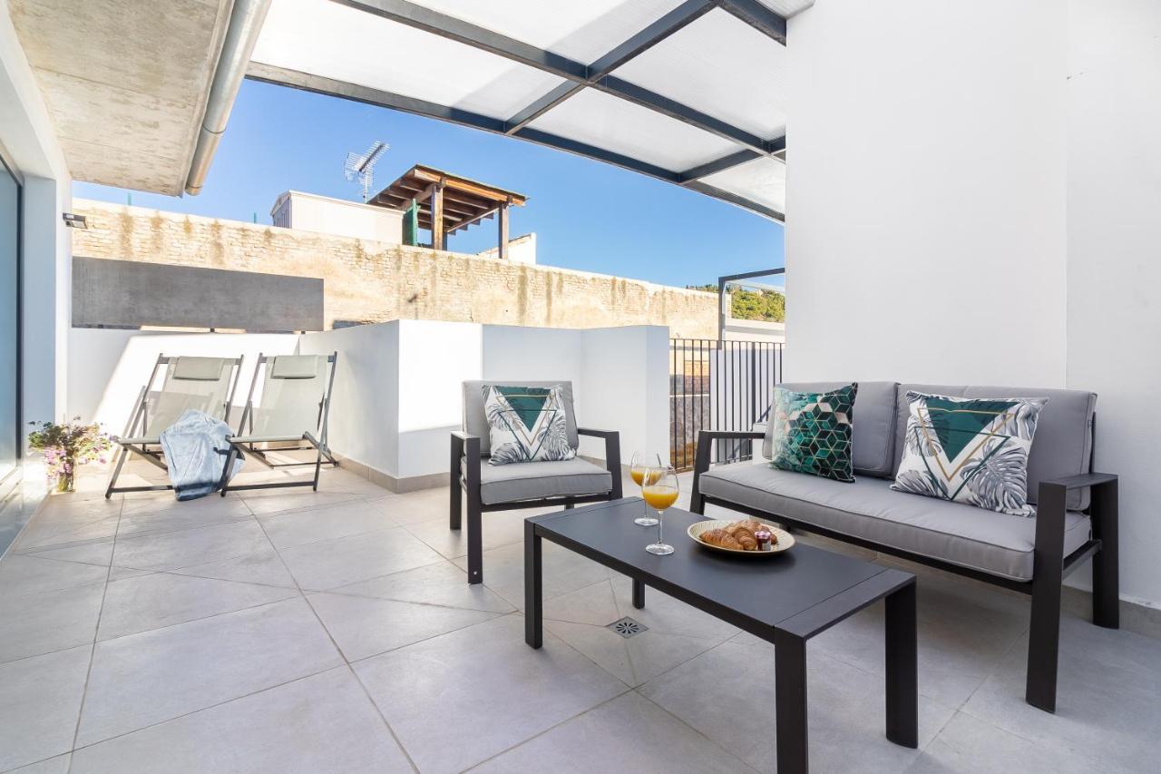 Malaga Center Flat Mariblanca 12 Sun & Terrace Boutique Apartment Exterior foto